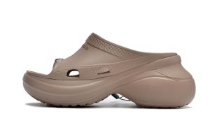 Balenciaga Pool Crocs Beige